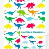 Birthday Dino Gift Wrap + Personalised Card Bundle