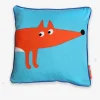 Blue Fox Cushion Cover