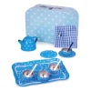 Blue Polka Dot Tea Set