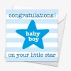 Blue Star Baby Card