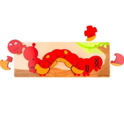 Caterpillar Number Puzzle - Wooden