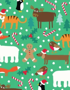 Christmas Character Wrapping Paper