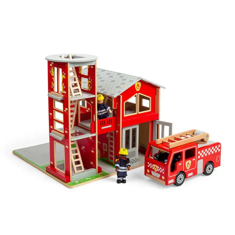 City Fire Station Bundle - Wooden Toy