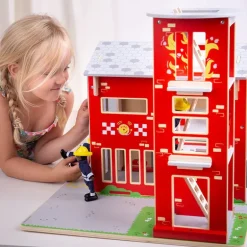 City Fire Station Bundle - Wooden Toy