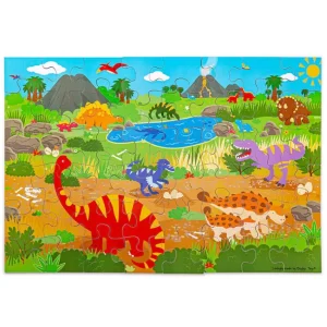 Dawn of the Dinosaur Floor Puzzle (48 Piece)