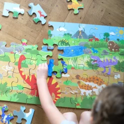 Dawn of the Dinosaur Floor Puzzle (48 Piece)