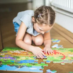 Dawn of the Dinosaur Floor Puzzle (48 Piece)