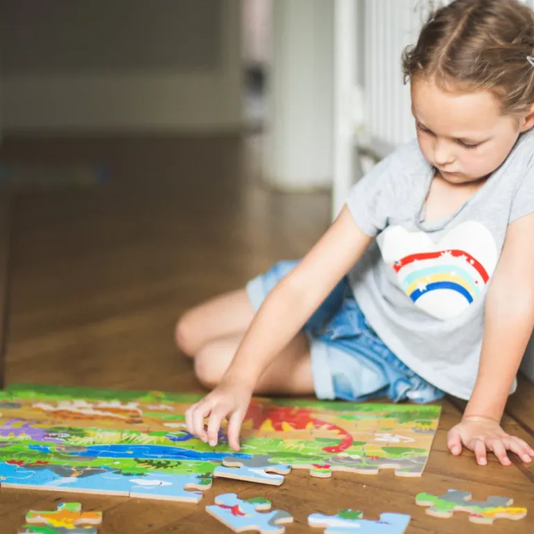 Dawn of the Dinosaur Floor Puzzle (48 Piece)