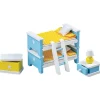 Dolls House Children's Bedroom Furniture Set