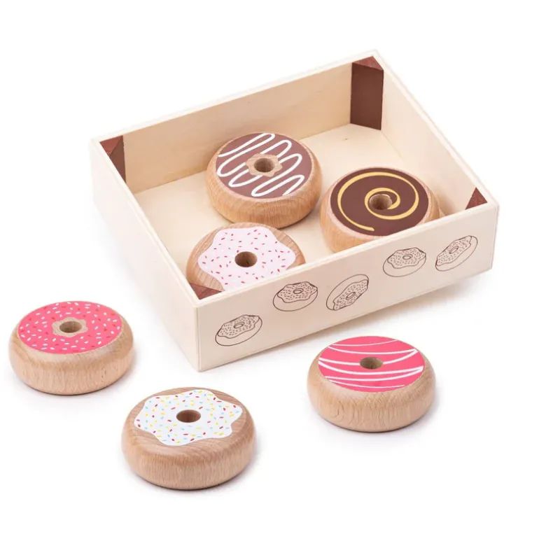 Doughnut Crate - Wooden Toy