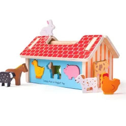 Farmhouse Shape Sorter Toy