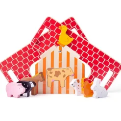 Farmhouse Shape Sorter Toy