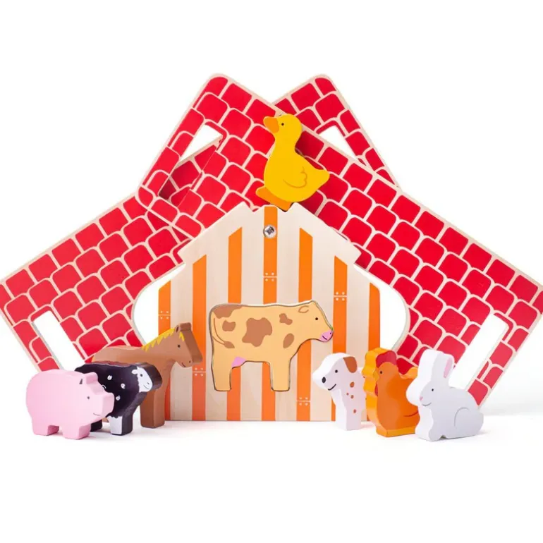 Farmhouse Shape Sorter Toy