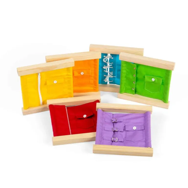 Fastening Frames - Montessori Toy
