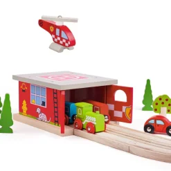 Firestation Shed - Wooden Toy
