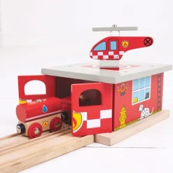 Firestation Shed - Wooden Toy