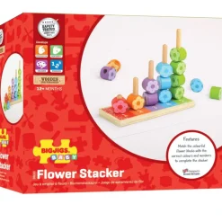 First Flower Stacker - Wooden Toy