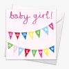 Girl Bunting Baby Card