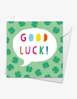 Good Luck Speech Bubble Card