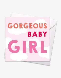 Gorgeous Baby Girl Card
