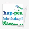 Hap-pea Birthday Card
