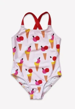Ice Cream Cones Print Kids' Swimsuit
