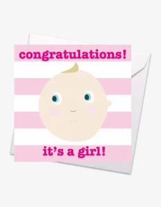 It’s a Girl Baby Card