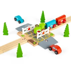 Level Crossing - Wooden Train Toy