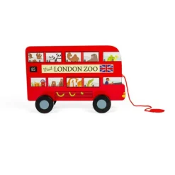 London Bus Pull Along - Wooden Toy