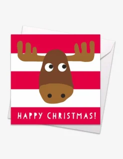 Moose Christmas Card