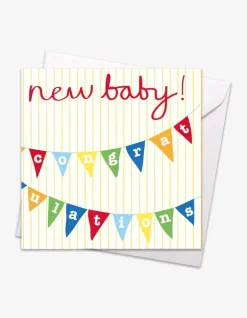 New Baby Bunting Card