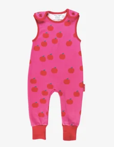 Organic Apple Print Slungarees