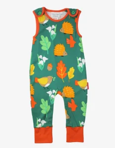 Organic Autumn Print Slungarees