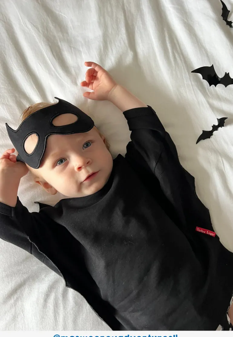 Organic Batwing T-Shirt & Mask Costume Set