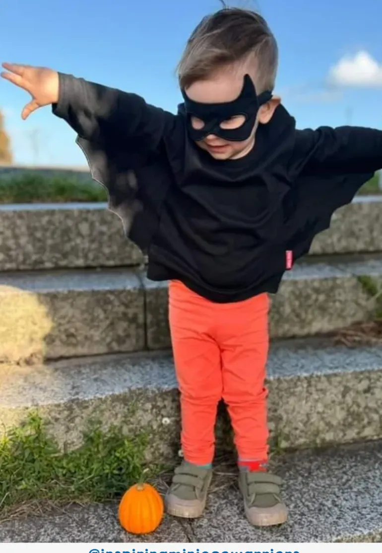 Organic Batwing T-Shirt & Mask Costume Set