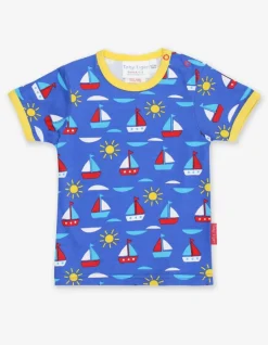 Organic Boat Print T-Shirt
