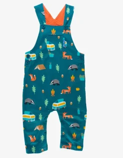 Organic Campervan Print Dungarees