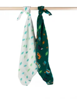 Organic Campervan Print Muslin 2-Pack