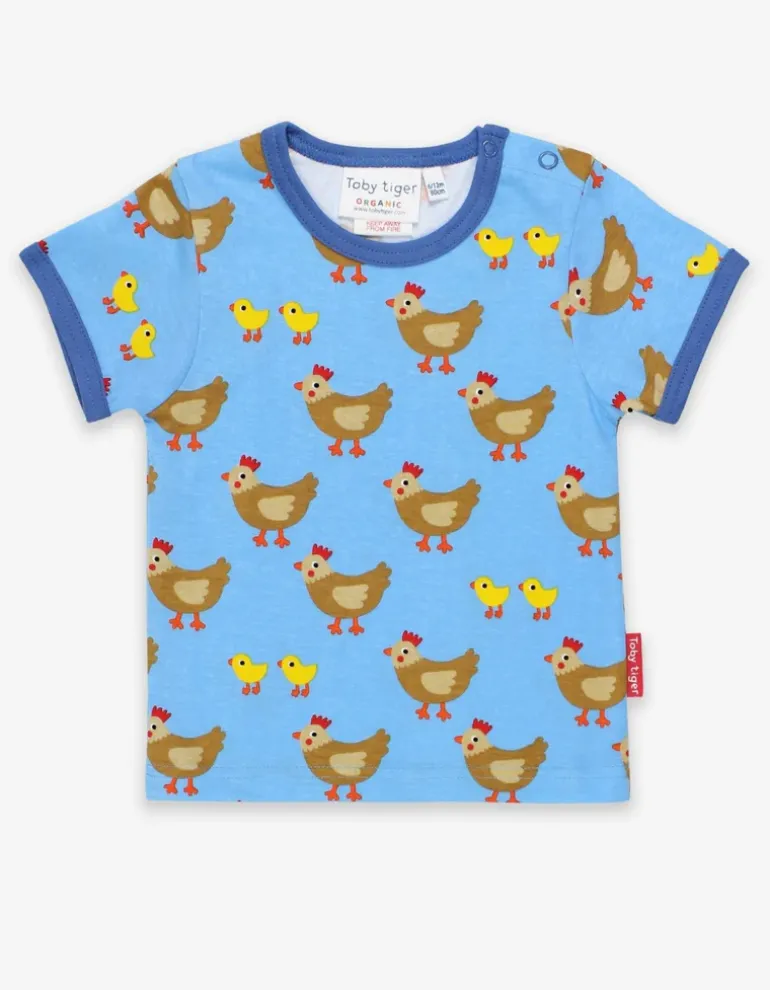 Organic Chicken Print T-Shirt