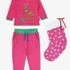 Organic Christmas Stocking Kids Bundle - Pink
