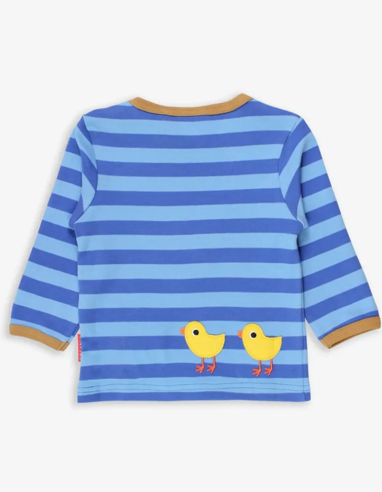 Organic Clucky Chicken Applique T-Shirt