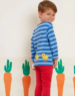 Organic Clucky Chicken Applique T-Shirt