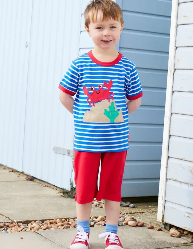 Organic Crab Applique T-Shirt