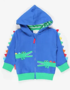 Organic Crocodile Applique Hoodie