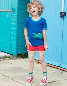 Organic Crocodile Applique T-Shirt