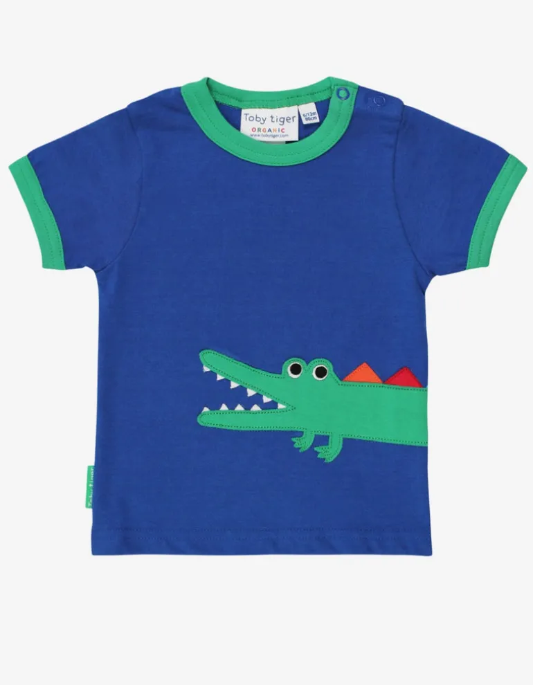 Organic Crocodile Applique T-Shirt
