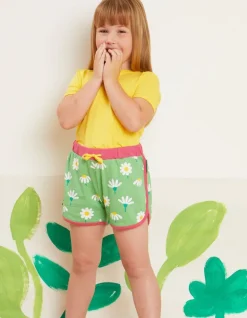 Organic Daisy Print Running Shorts