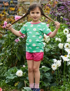 Organic Daisy Print T-Shirt