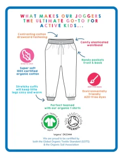 Organic Digger Print Joggers