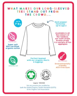 Organic Dino Applique T-Shirt